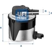 Fuel filter UFI - 55.170.00