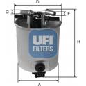 Fuel filter UFI - 55.393.00