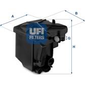 Kraftstofffilter UFI - 24.027.00