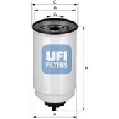 Kraftstofffilter UFI - 24.371.00