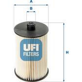 Kraftstofffilter UFI - 26.018.00