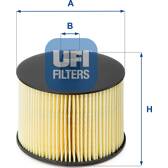 Kraftstofffilter UFI - 26.022.00
