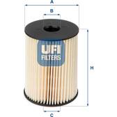 Kraftstofffilter UFI - 26.054.00