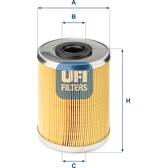Kraftstofffilter UFI - 26.687.00