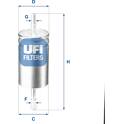 Kraftstofffilter UFI - 31.842.00