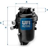 Kraftstofffilter UFI - 55.084.00