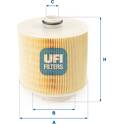 Luchtfilter UFI - 27.598.00