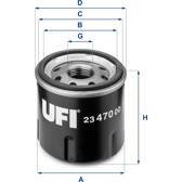 Oil Filter UFI - 23.470.00