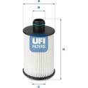 Oliefilter UFI - 25.088.00