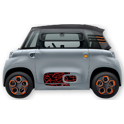 Door sill sticker kit (2 sides) "light 1" for Citroën ami UNICUST - PL1969