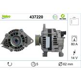 Alternatore (Rigenerato) VALEO - 437220