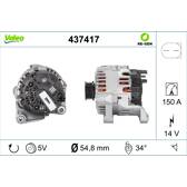 Alternatore (Rigenerato) VALEO - 437417