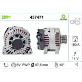 Alternatore (Rigenerato) VALEO - 437471