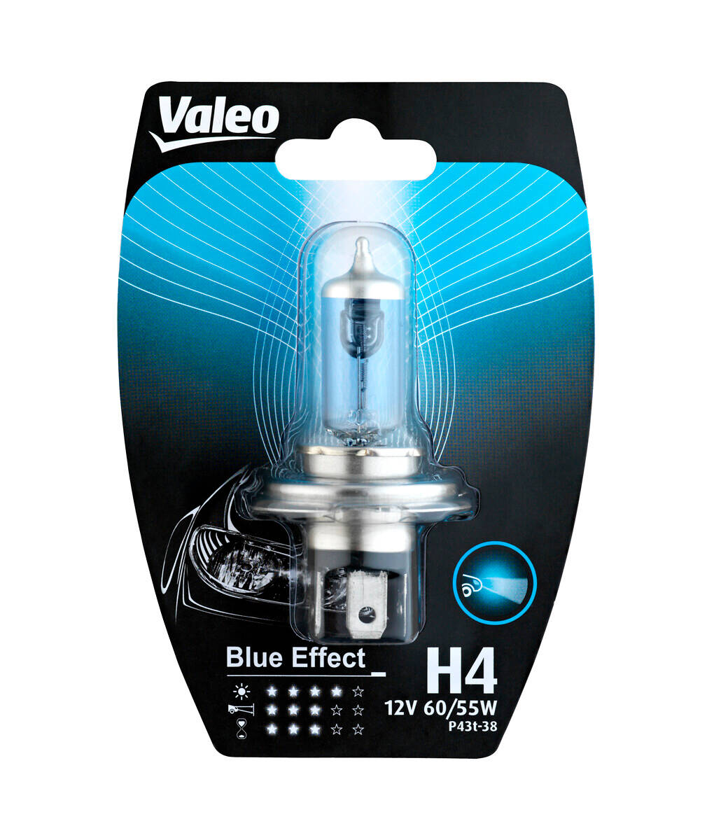 Bulb H4 VALEO Blue Effect