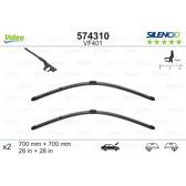 Jeu de 2 balais d'essuie-glace VALEO Silencio VALEO - 574310