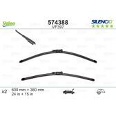 Jeu de 2 balais d'essuie-glace VALEO Silencio VALEO - 574388