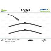 Jeu de 2 balais d'essuie-glaceVALEO Silencio VALEO - 577924