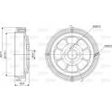 Brake Drum VALEO - 237022