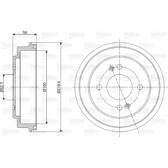 Brake Drum VALEO - 237059