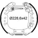 Brake Kit, drum brake VALEO - 554953