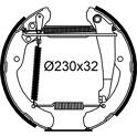 Brake Kit, drum brake VALEO - 554961
