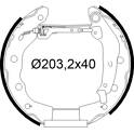 Brake Kit, drum brake VALEO - 554965
