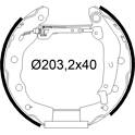Brake Kit, drum brake VALEO - 554971