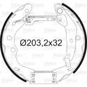 Brake Set- drum brakes VALEO - 554863