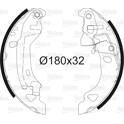 Brake Shoe Set VALEO - 562582