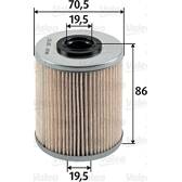 Bränslefilter VALEO - 587917