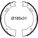 Bremsbackensatz VALEO - 564317