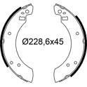 Bremsbackensatz VALEO - 564327