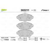 Bremsbeläge vorne VALEO - 302211