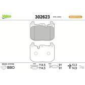 Bremsbeläge vorne VALEO - 302623
