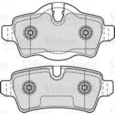 Bremsbelagsatz hinten VALEO - 301041