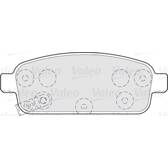 Bremsbelagsatz hinten VALEO - 301055