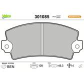 Bremsbelagsatz hinten VALEO - 301085