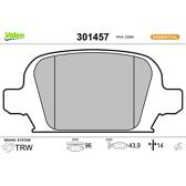 Bremsbelagsatz hinten VALEO - 301457