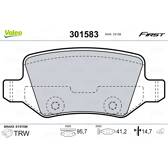 Bremsbelagsatz hinten VALEO - 301583