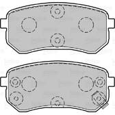 Bremsbelagsatz hinten VALEO - 301706