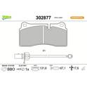 Bremsbelagsatz hinten VALEO - 302877