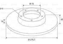 Bremsscheibe hinten