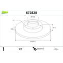 Bremssatz (2 Bremsscheiben) VALEO - 673539