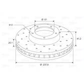 Bremssatz (2 Bremsscheiben) VALEO - 886229
