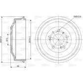 Bremstrommel VALEO - 237014