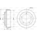 Bremstrommel VALEO - 237040