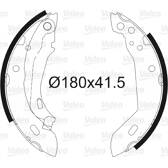 Bromsbackar, sats VALEO - 562033