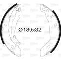 Bromsbackar, sats VALEO - 562037