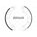 Bromsbackar, sats VALEO - 562041