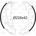 Bromsbackar, sats VALEO - 562059